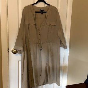 Never worn - lane Bryant khaki dress size 22/24